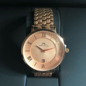 NWOT Porsamo Bleu luxury rose gold watch